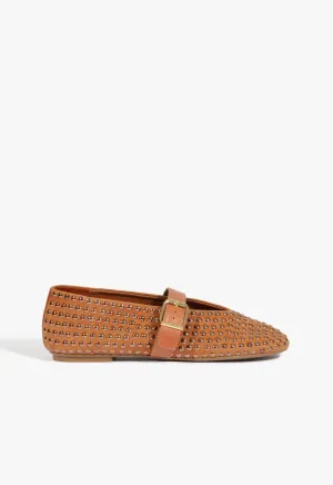 Essential Uniform Eiza Shine Suede Flat