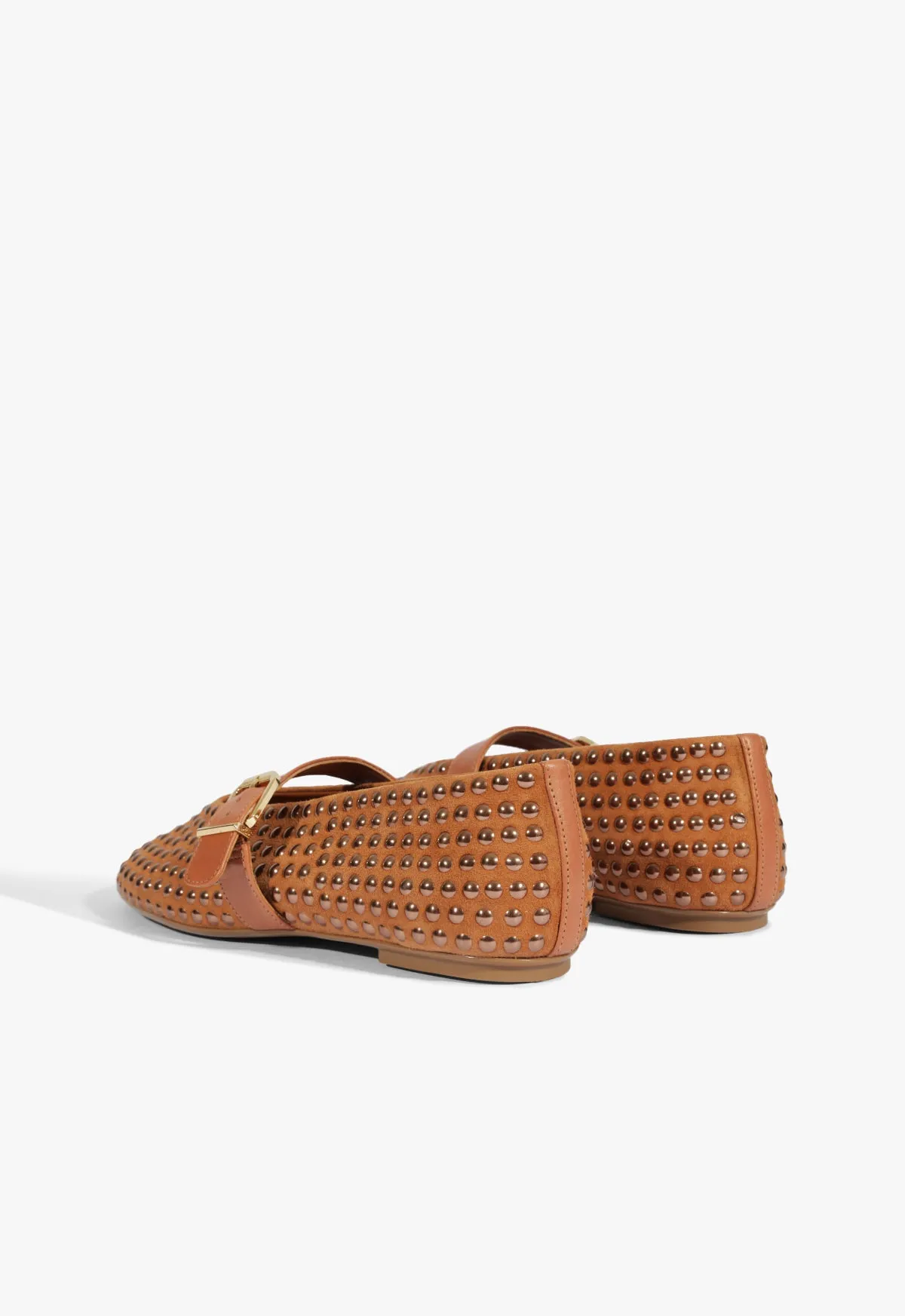 Comfort Redefined Eiza Shine Suede Flat