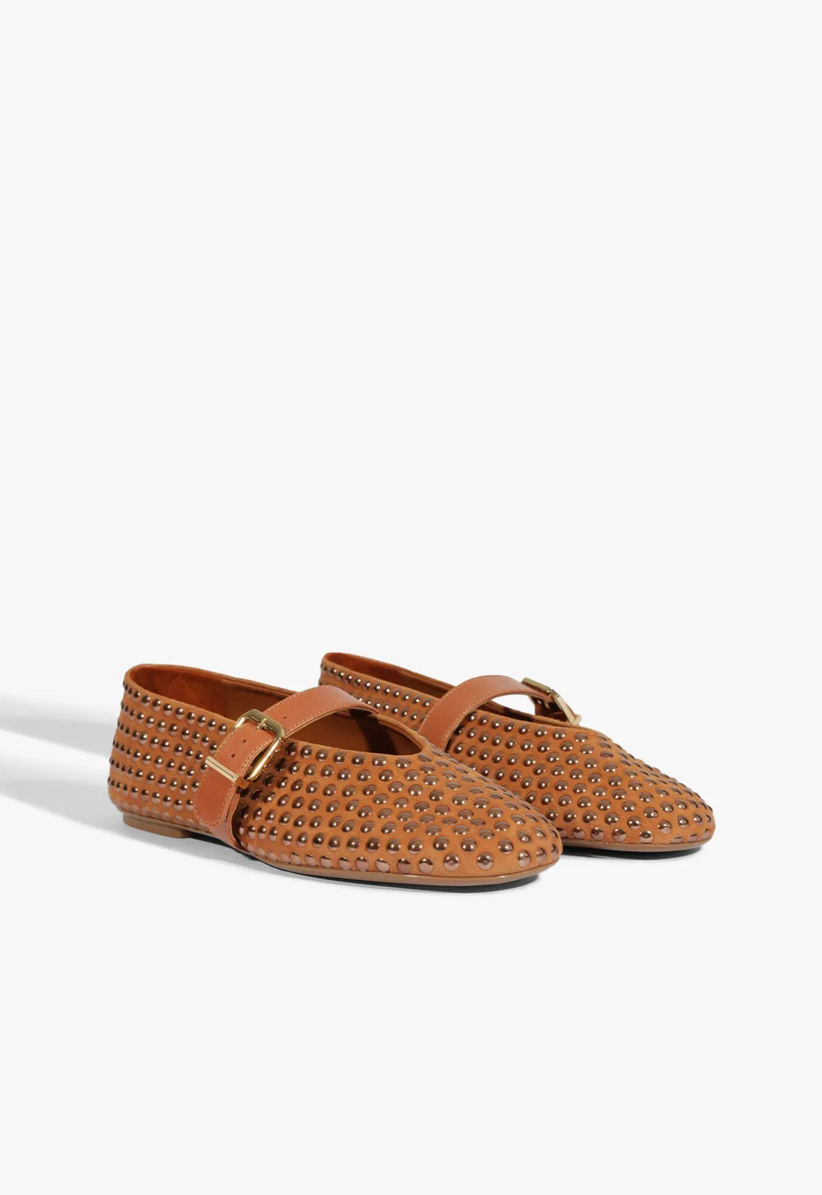 Seamless Outfit Anywhere Utility Eiza Shine Suede Flat