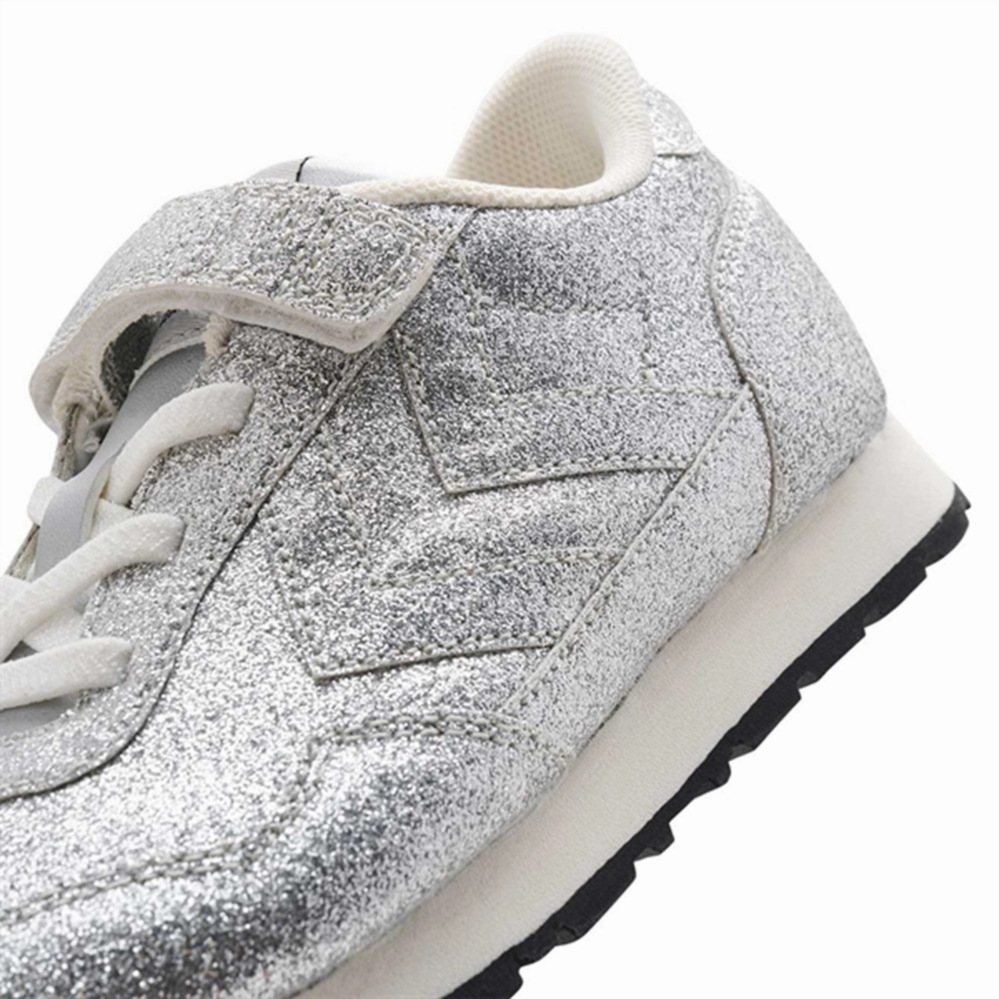 Hummel Reflex Glitter Sneakers Silver Modern Identity Change-Ready