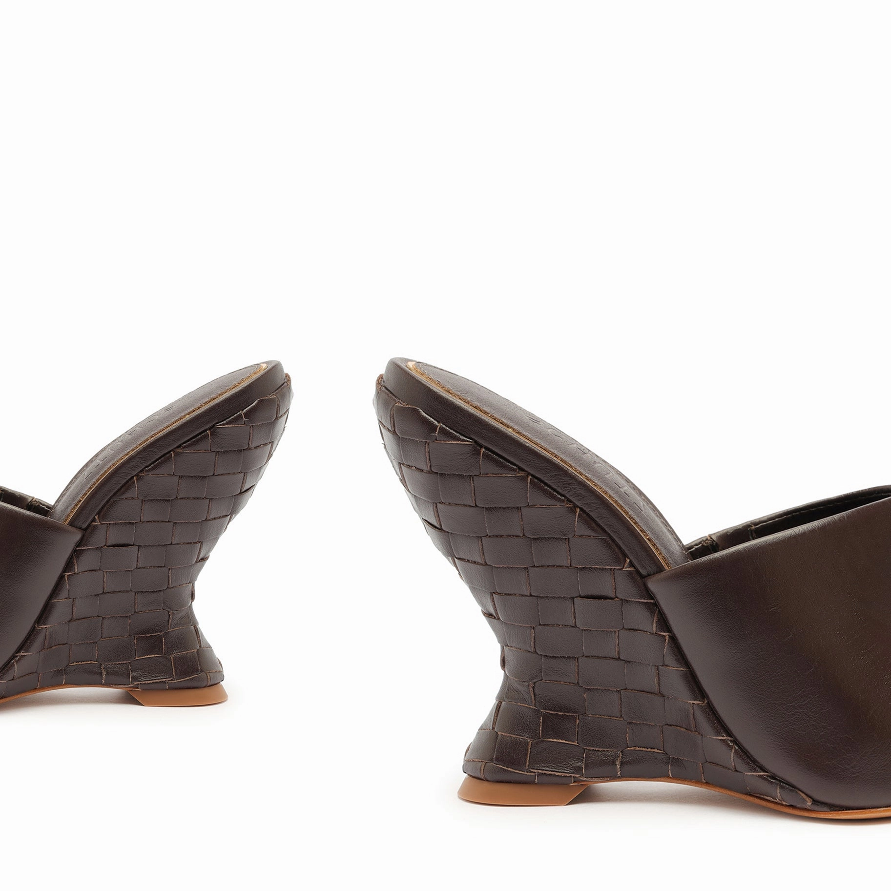 Essentials, Redesigned Aprill Woven Leather Sandal