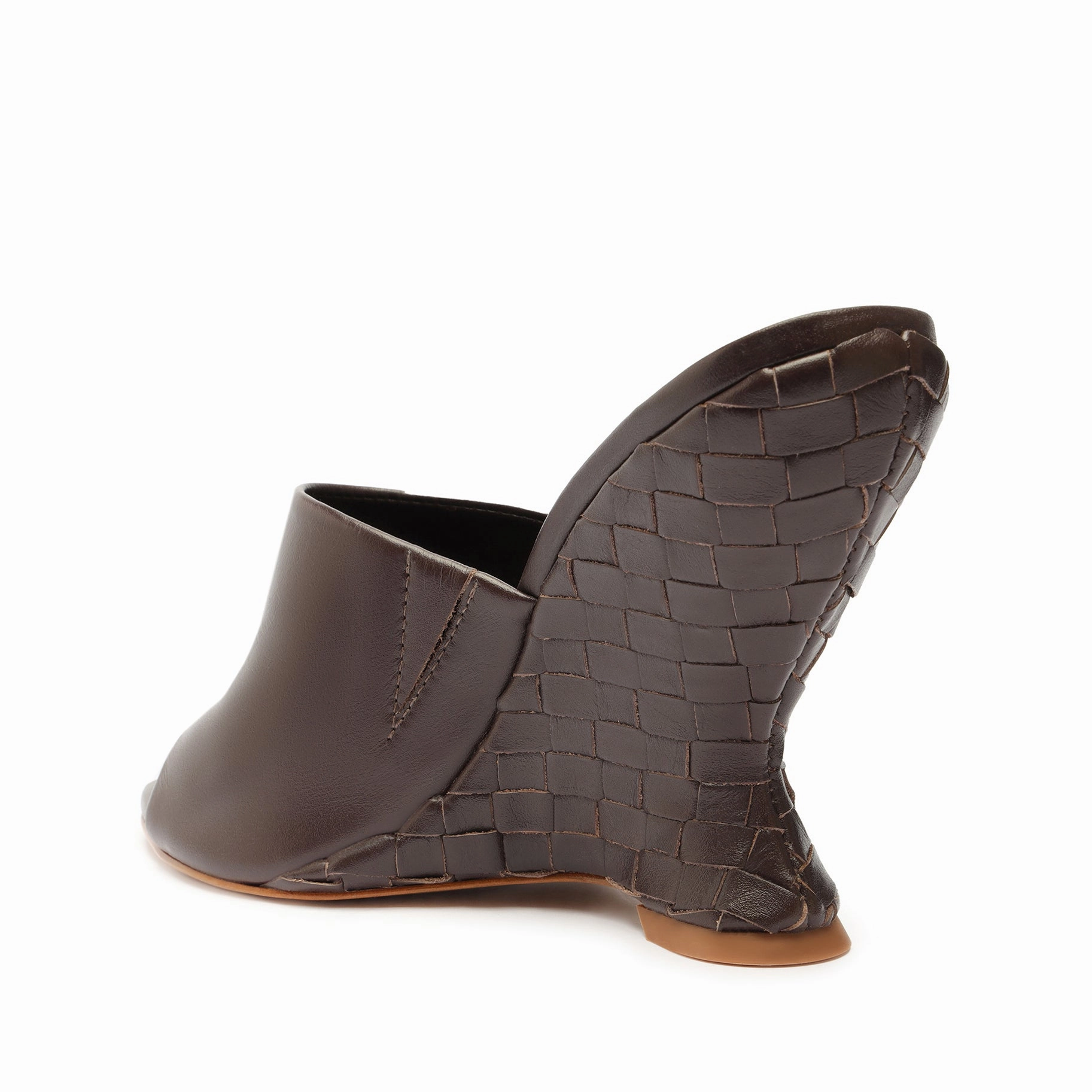Vibe-Proof Structured Freedom Aprill Woven Leather Sandal
