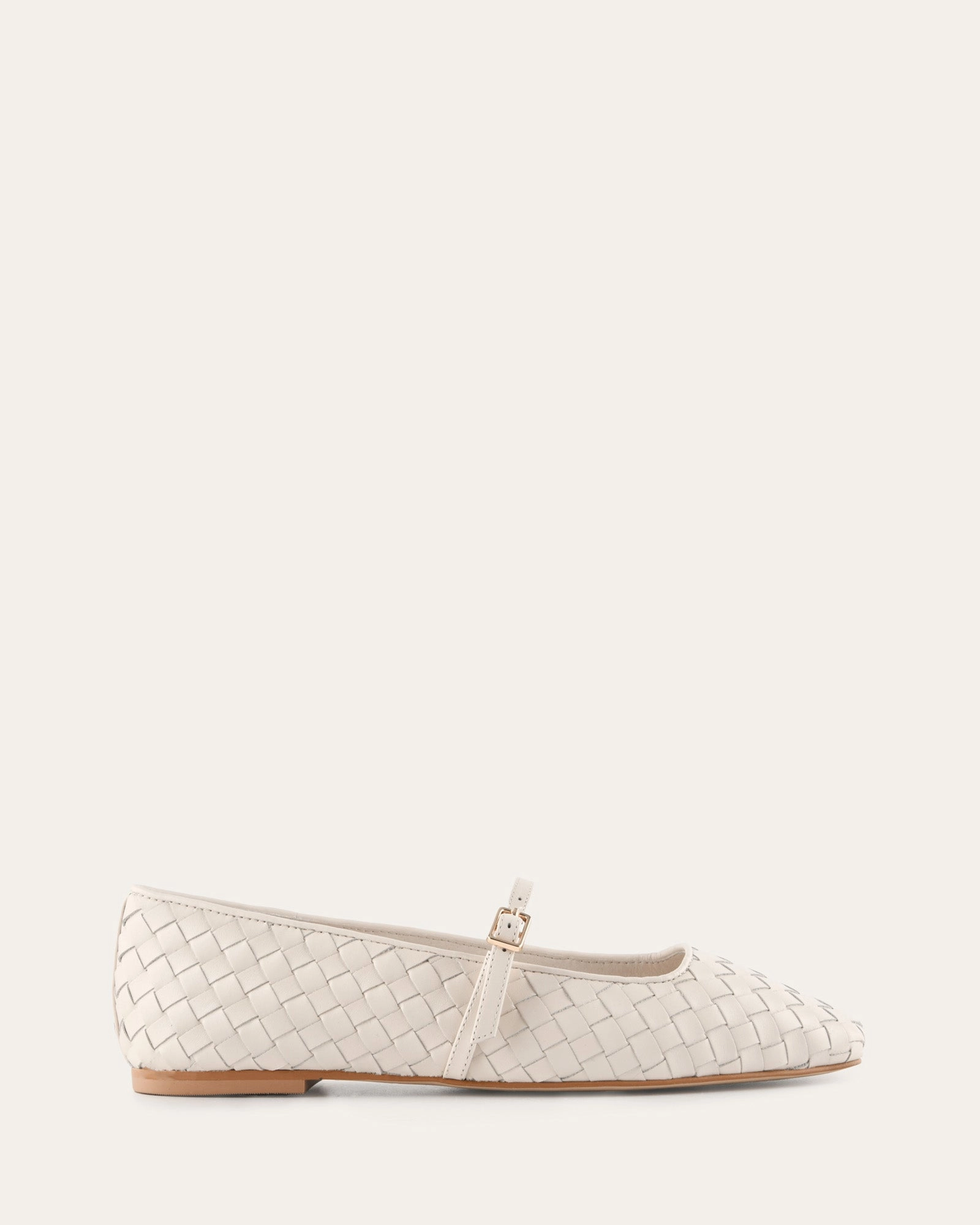Sailor Ballet Flats Off White Leather Daily Vibe Fresh Drop