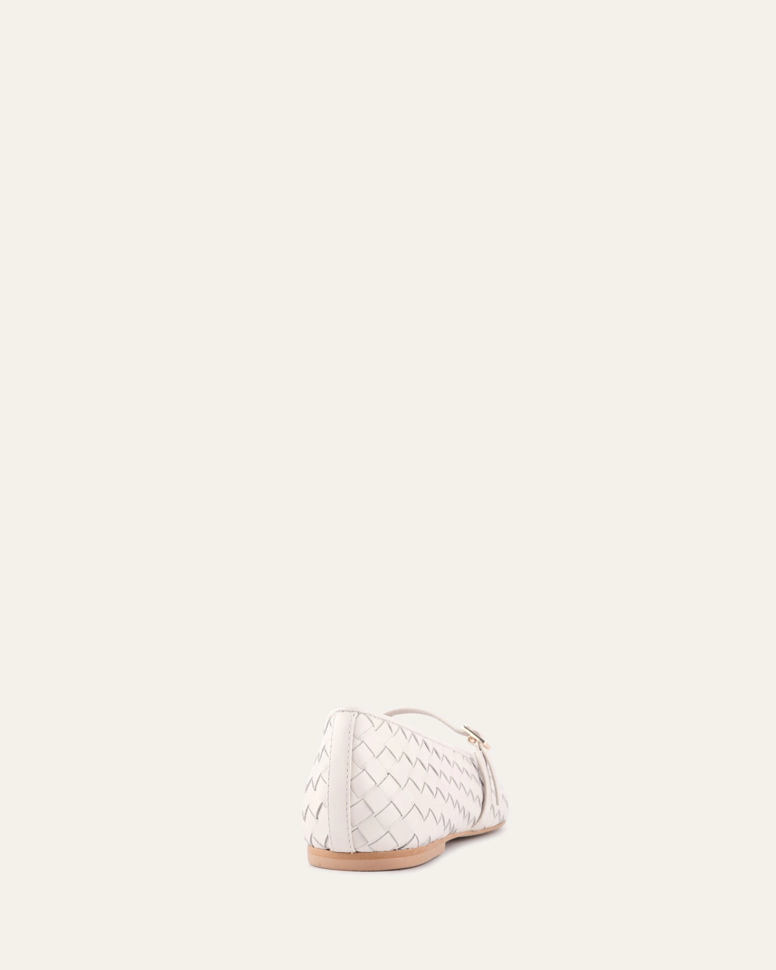 Fit To Live Move Smarter Sailor Ballet Flats Off White Leather