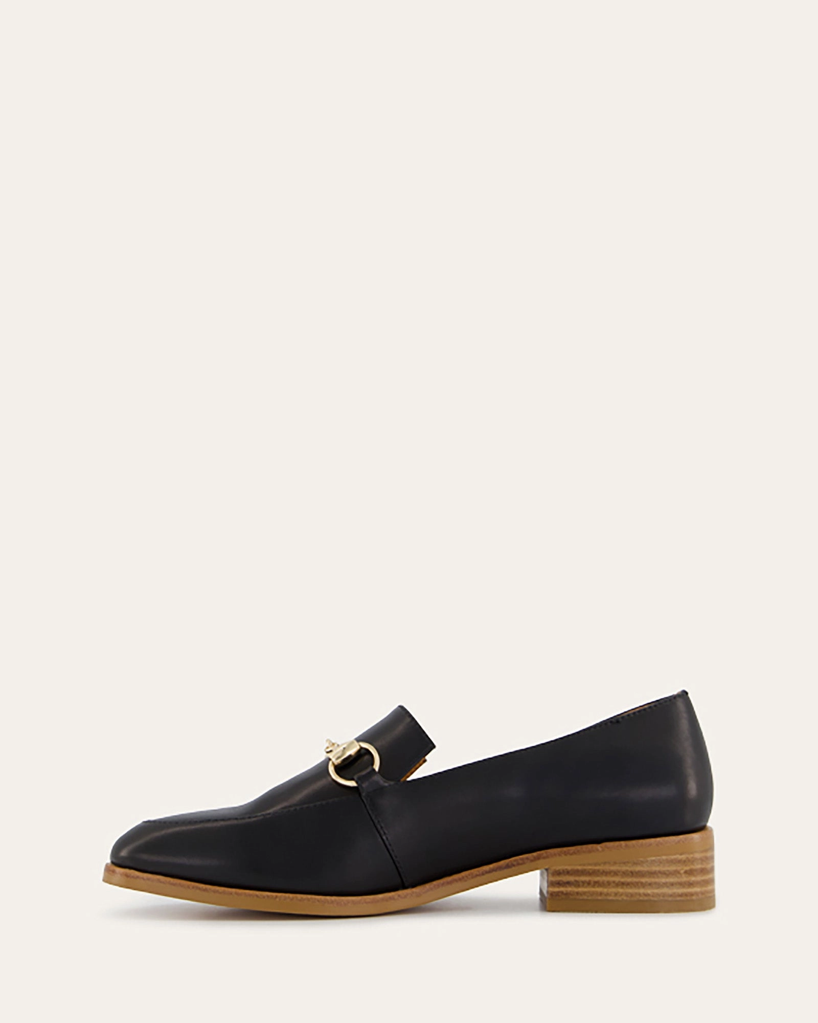 Rowan Loafers Black Leather Next In Line Design In Focus