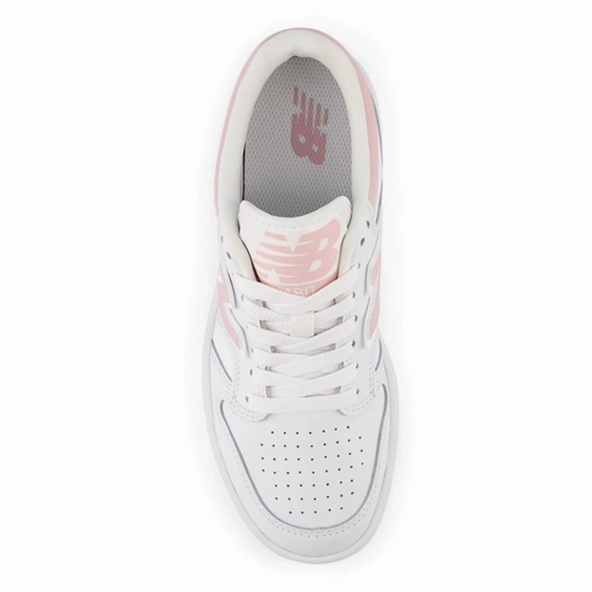 Move-Ready Looks Elevated Minimal New Balance Bb480 Kids Sneakers White