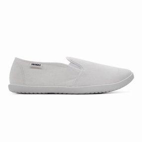 Emmy Salama Canvas Shoes - White Subtle Signature Streamlined Edge