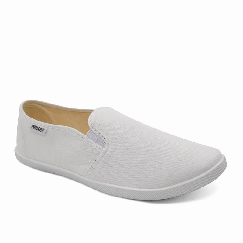 Emmy Salama Canvas Shoes - White Progressive Edge Motion-Elevated