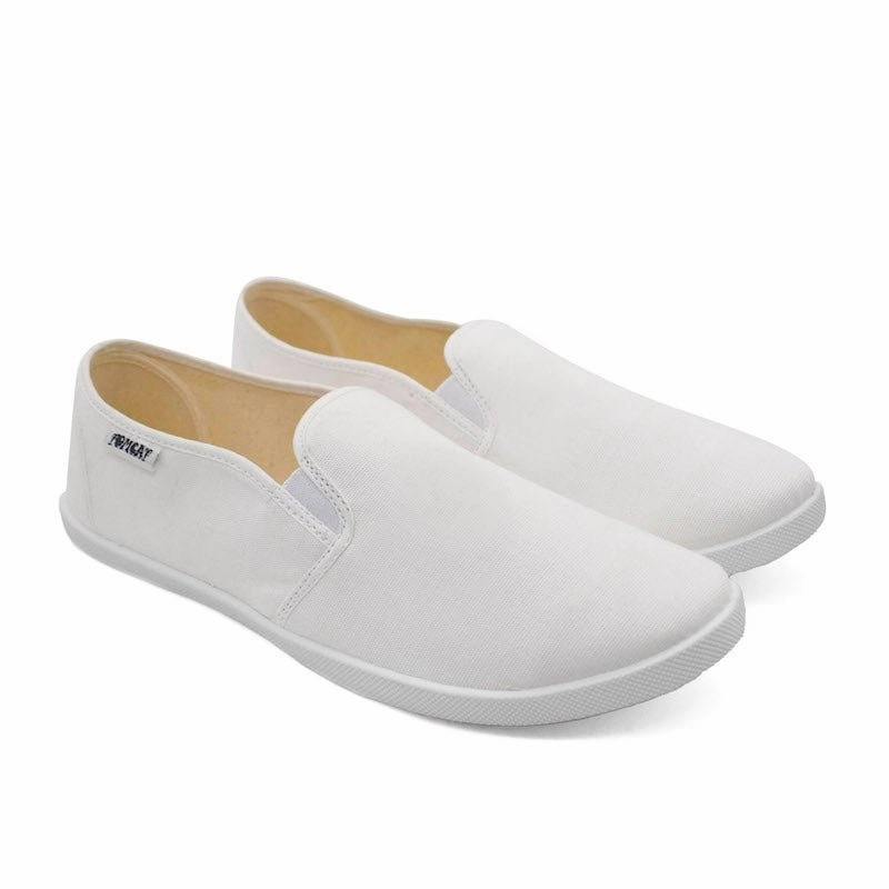 Emmy Salama Canvas Shoes - White Comfort Refined Cool Shift