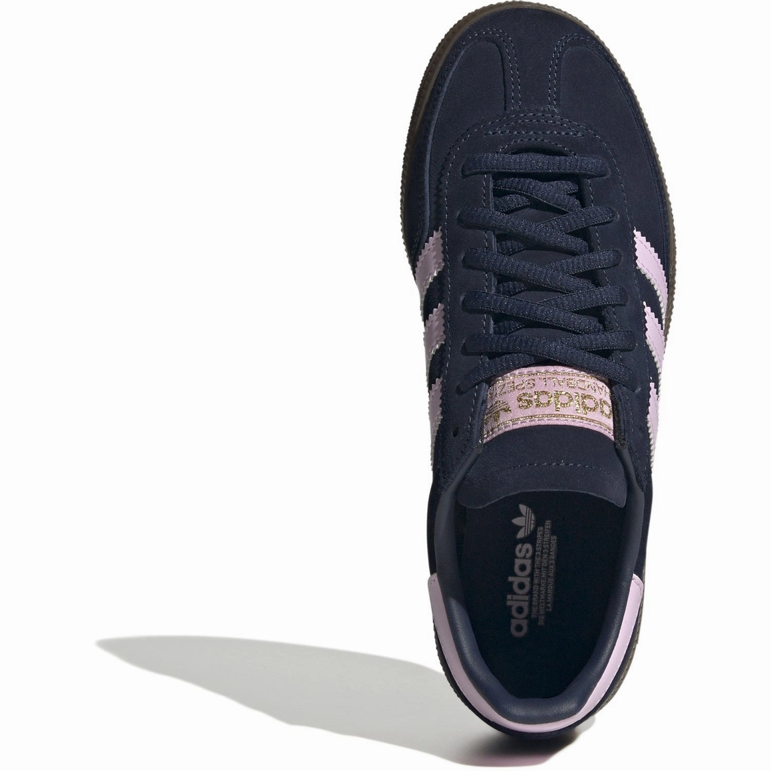 Adidas Originals Night Indigo/Orchid Fusion/Gum5 Handball Spezial J Sneakers Core To Explore Grounded Luxury