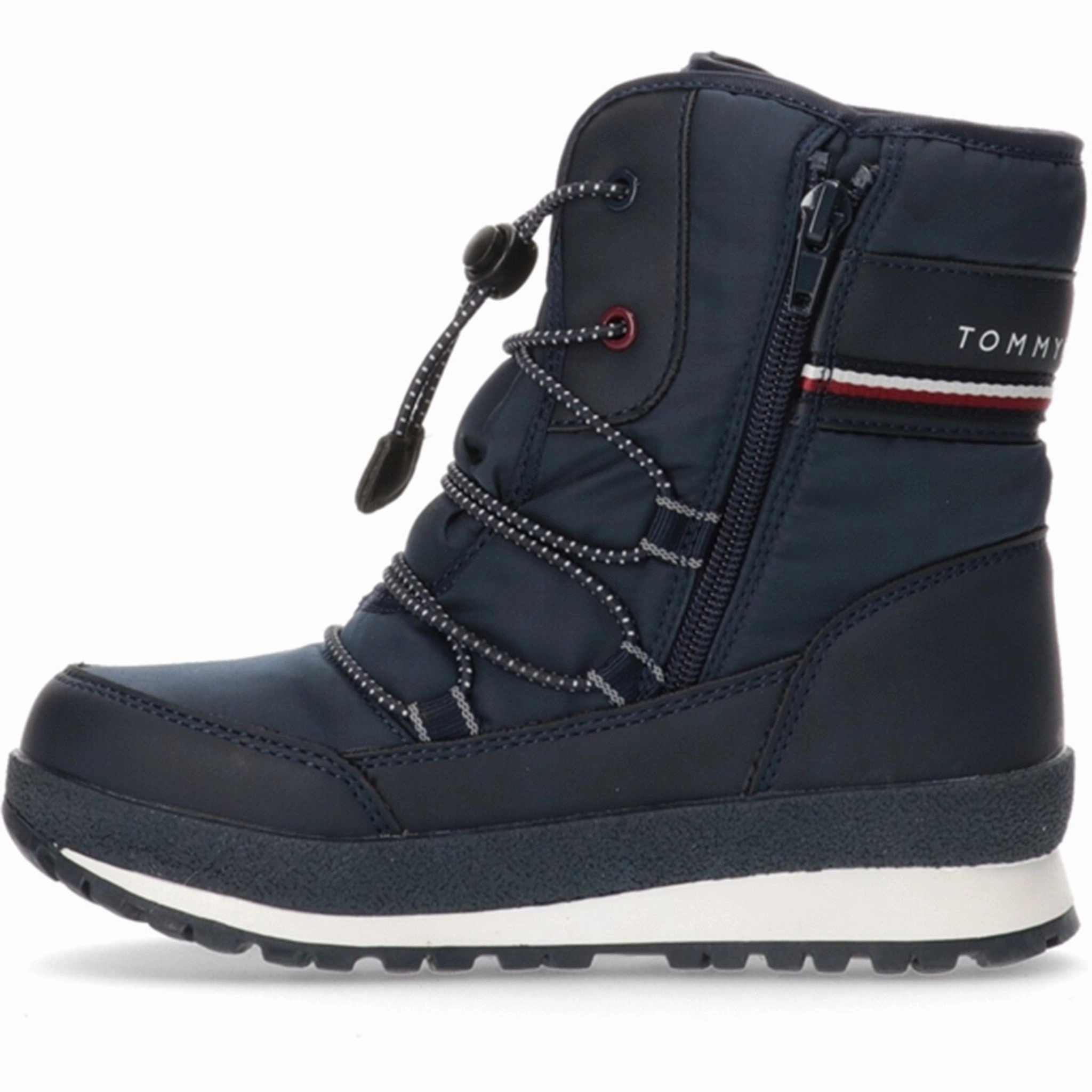 Tommy Hilfiger Snow Boot Blue/Red/White Motion Meets Design Freedom Dressed