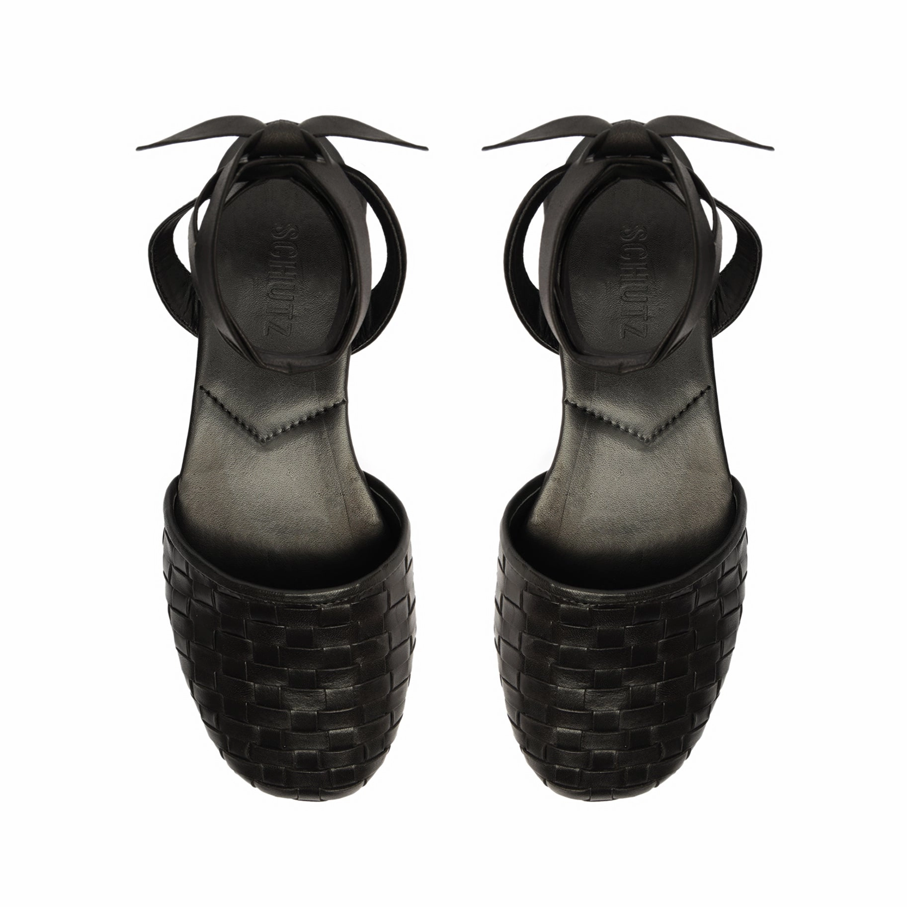 Future-Ready Looks Ariel Woven Leather Flat