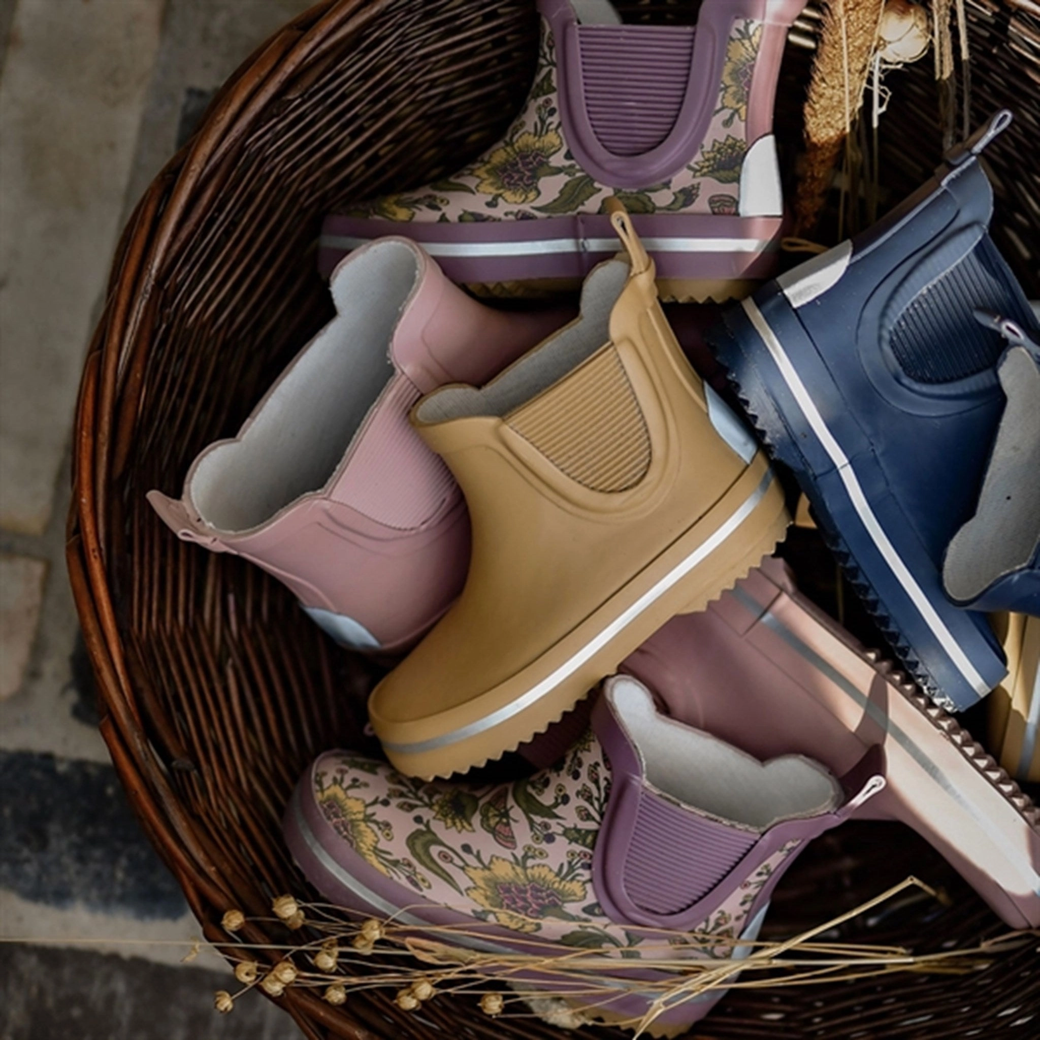 Mikk-Line Wellies Short Twilight Mauve Less Is More Gear For Now