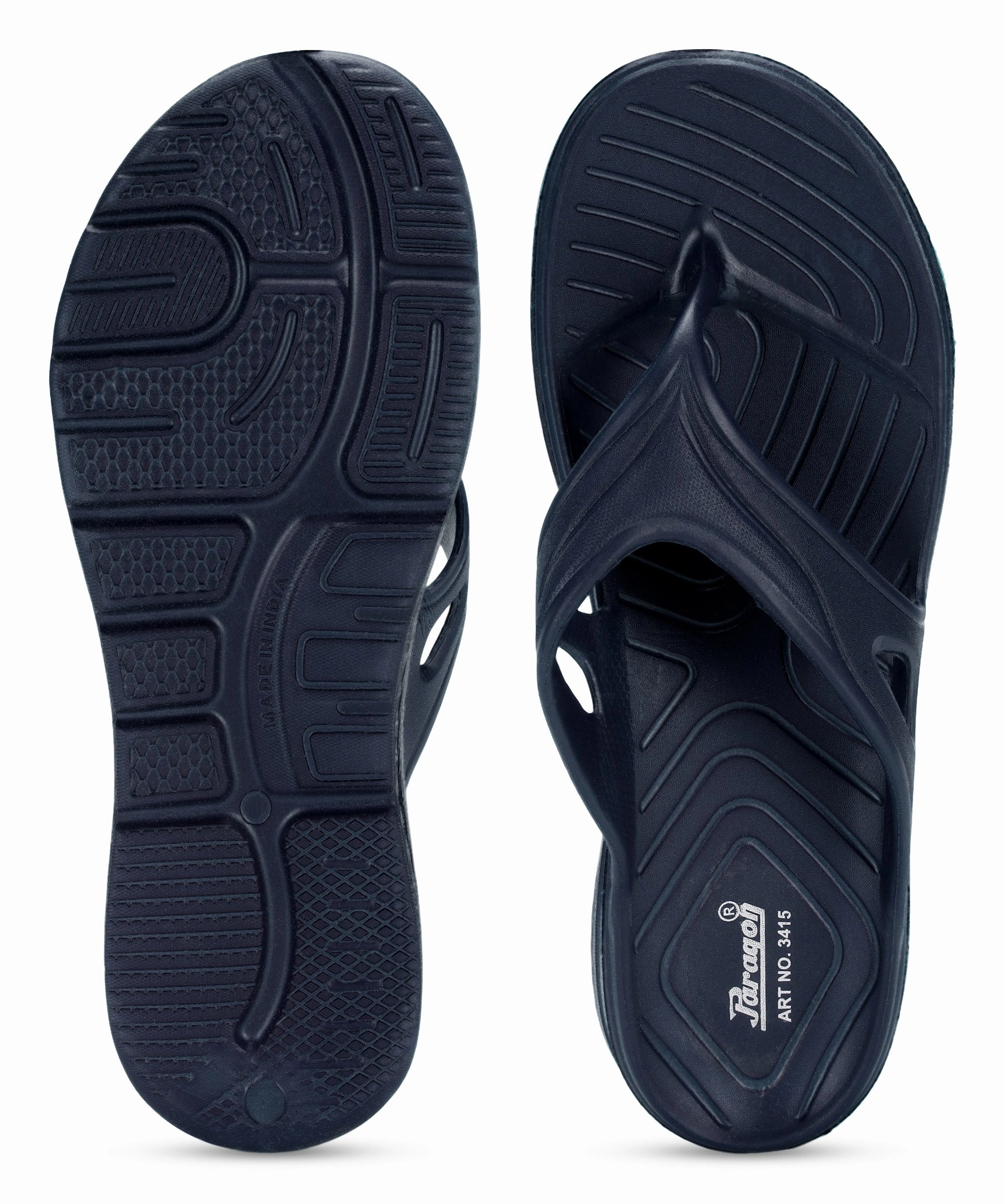 The New Essential Quiet Fit Paragon Blot Men Stylish Lightweight Flipflops | Comfortable Soles | Casual & Trendy Slippers | Indoor & Outdoor