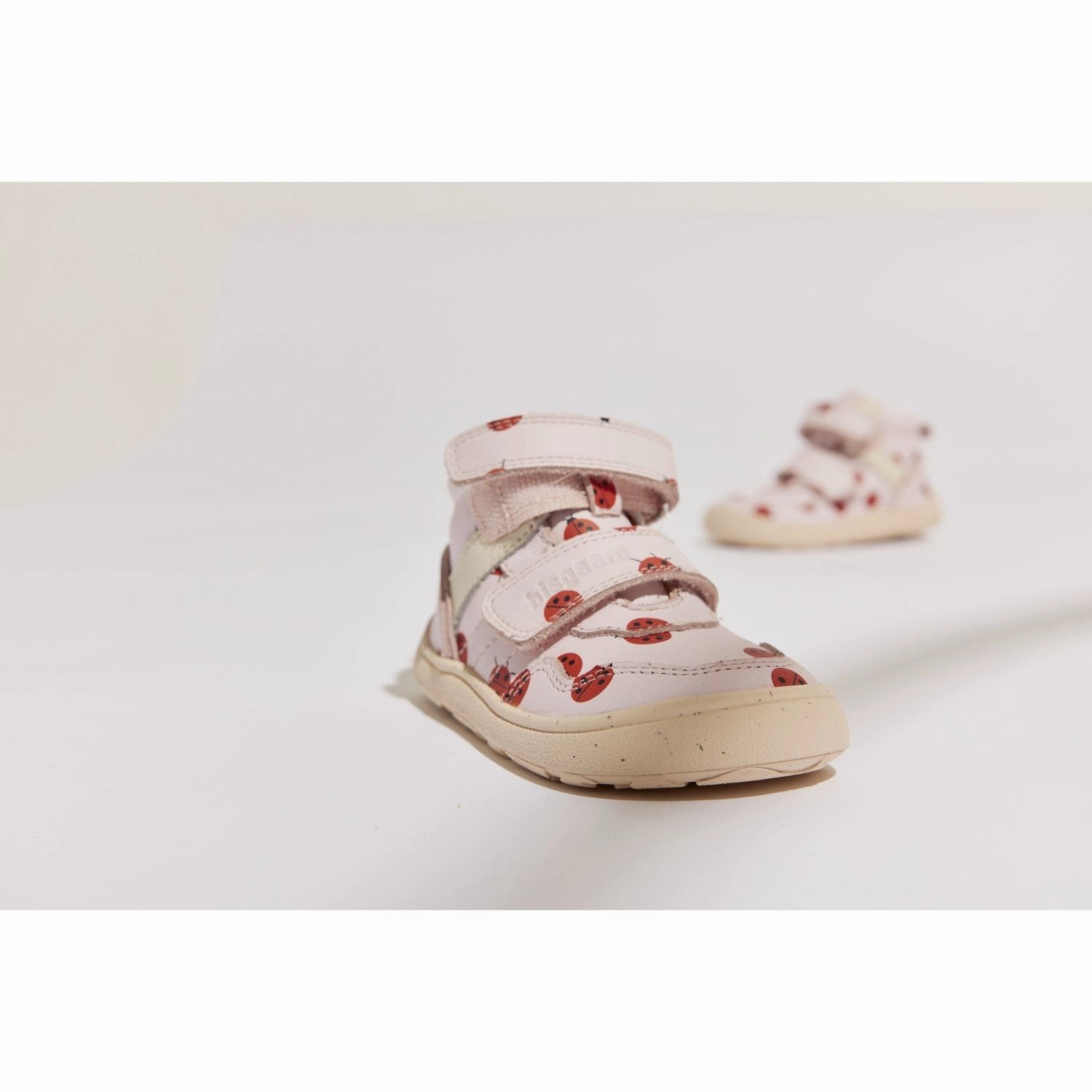 Bisgaard Lady Bugs Barefoot Becky First Step Shoe Refined Versatility Subtle Impact