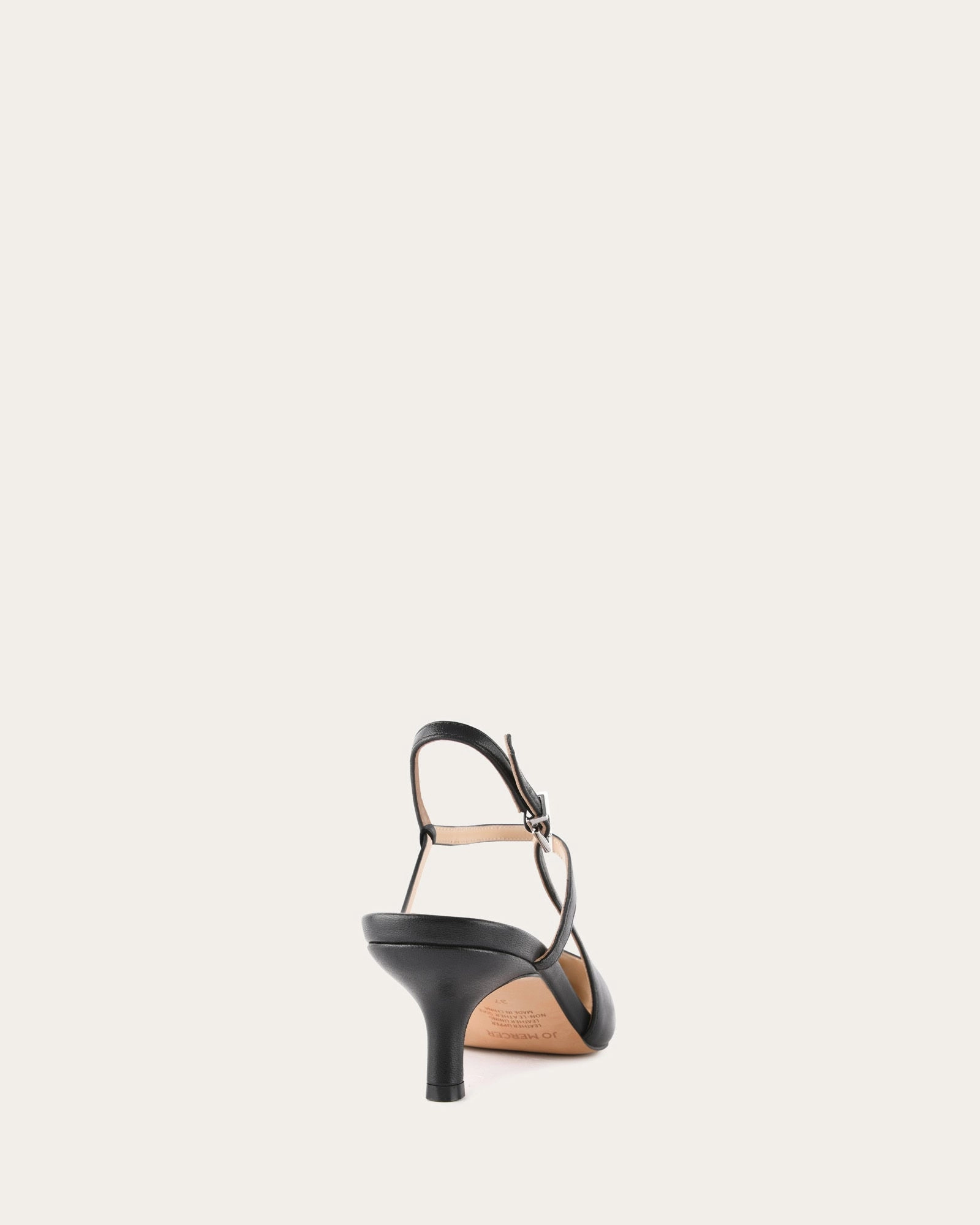 Your Daily System Ricki Mid Heels Black Leather