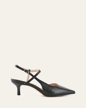 Comfort In Layers Daily Essentials Ricki Mid Heels Black Leather
