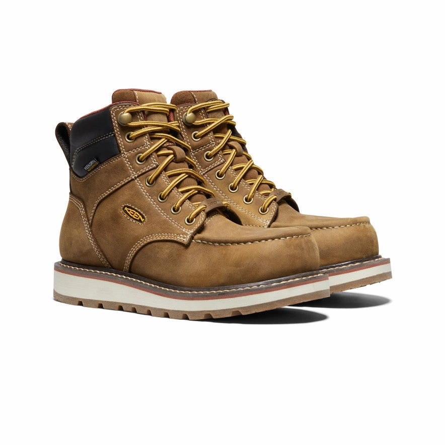 Women'S Cincinnati 6" Waterproof Boot (Carbon Toe)  |  Belgian/Sandshell Bold Harmony