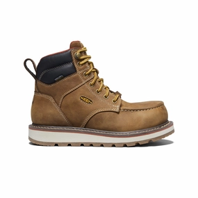 Structured Motion Progressive Living Women'S Cincinnati 6" Waterproof Boot (Carbon Toe)  |  Belgian/Sandshell