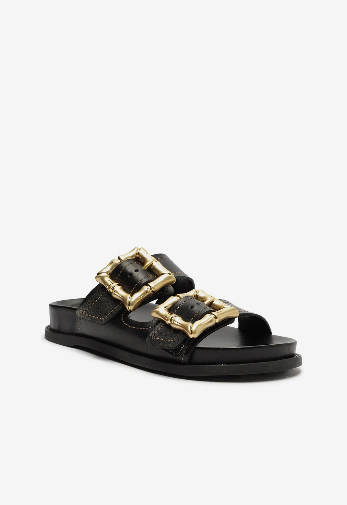 Enola Black Sporty Sandal Elevated Minimal
