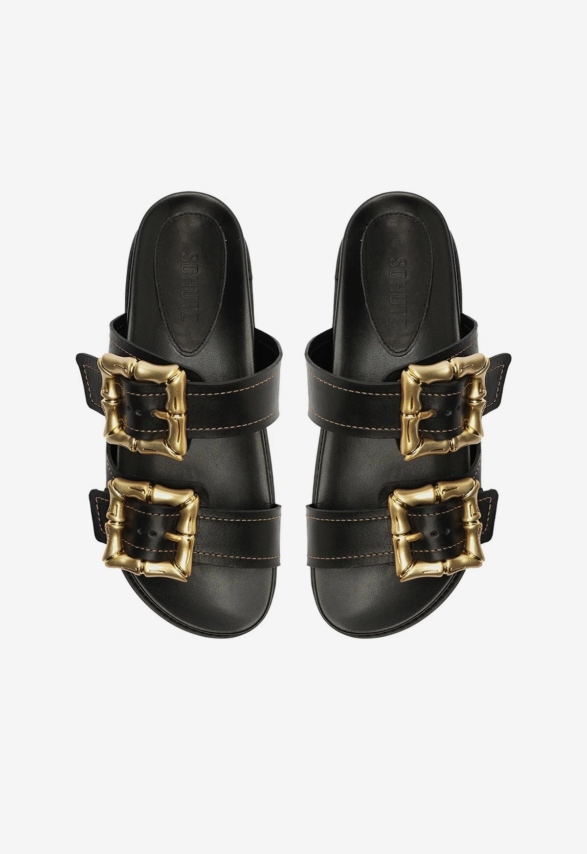 Pure Lines Enola Black Sporty Sandal