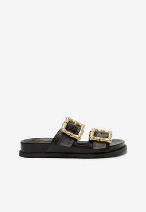 Free To Move Enola Black Sporty Sandal