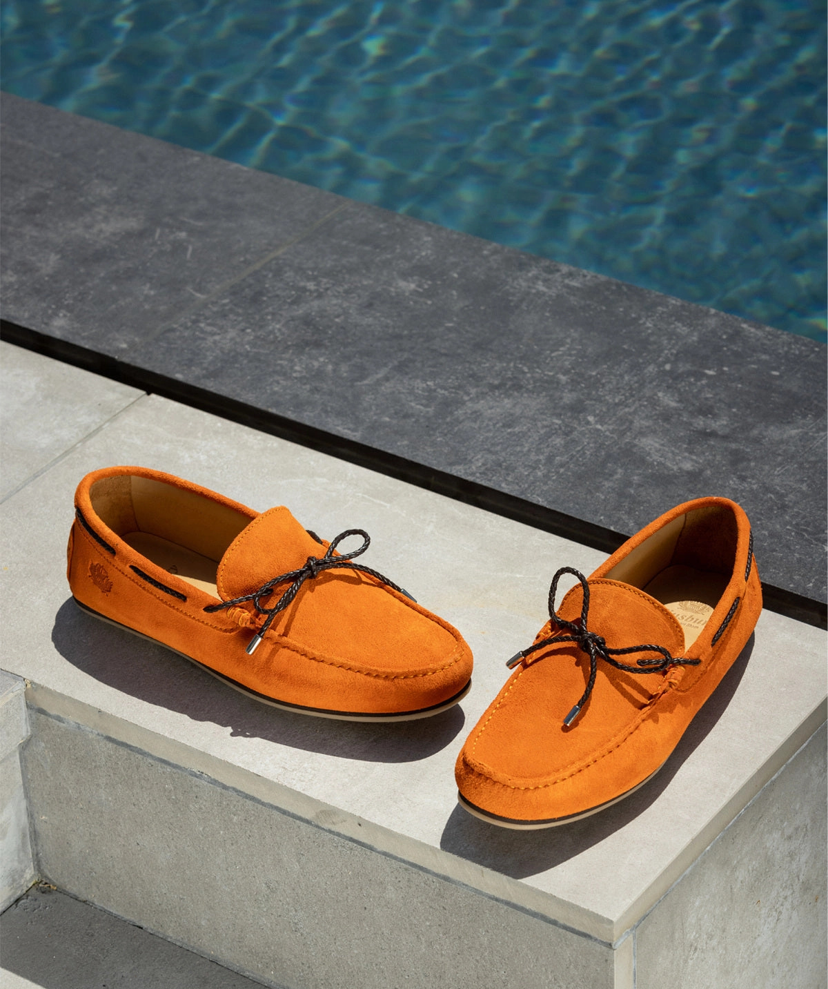 Cool Utility Cancun Orange Suede Moccasin