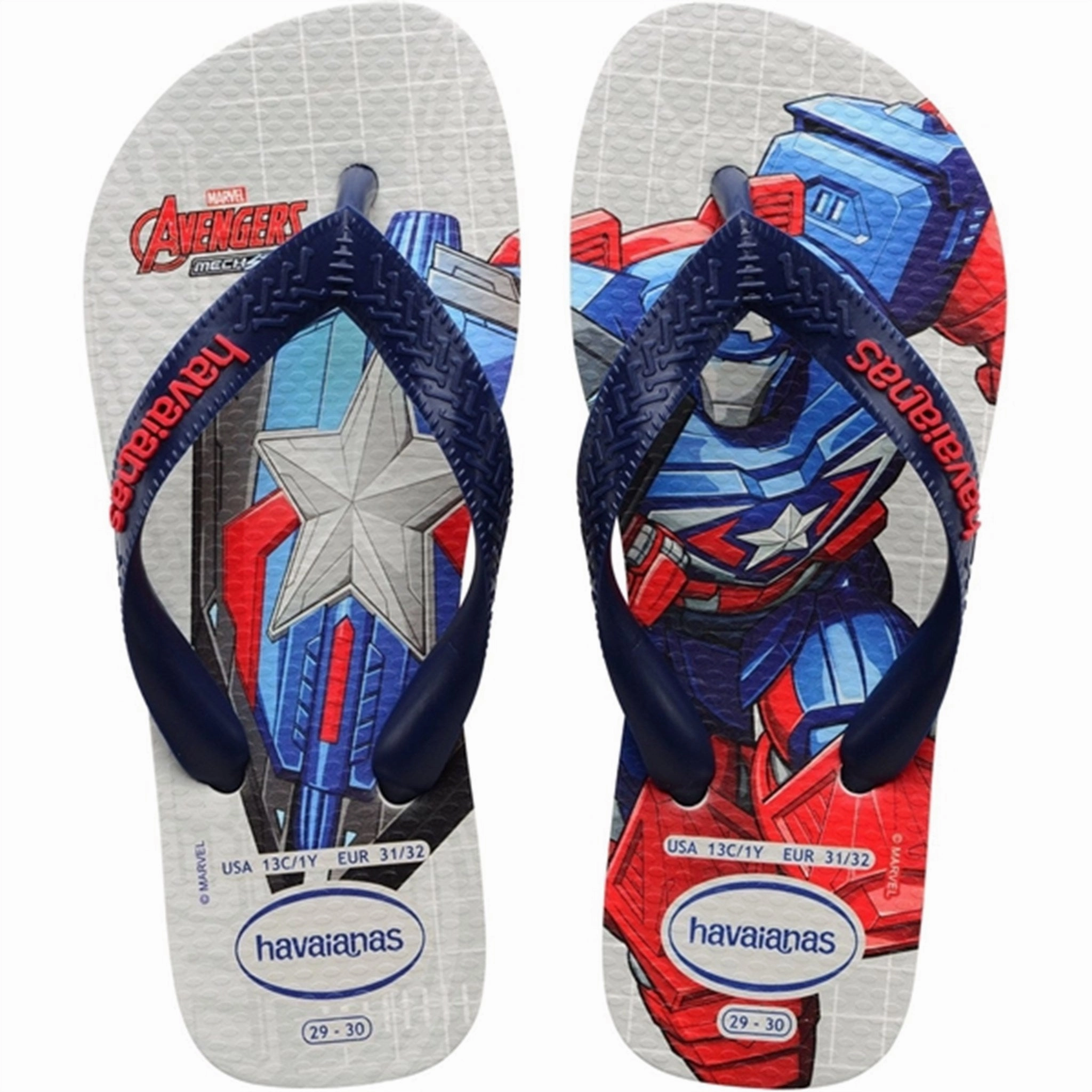 Havaianas Kids Sandals Top Marvel Ii White Active-Inspired Layer With Ease
