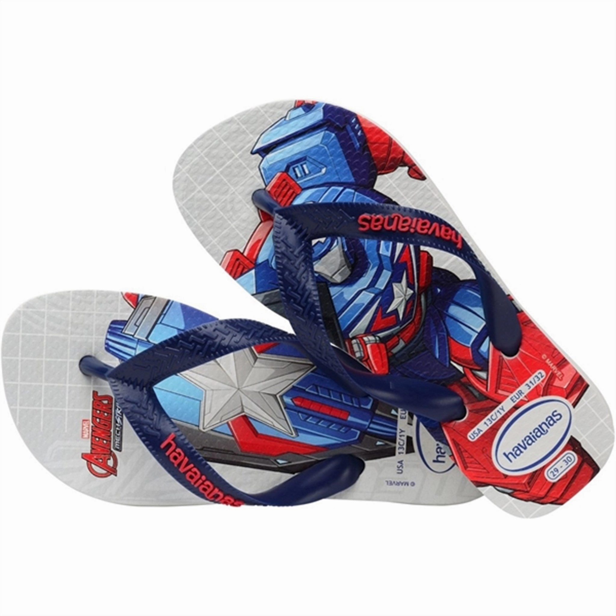 Function With Style Clean City Core Havaianas Kids Sandals Top Marvel Ii White