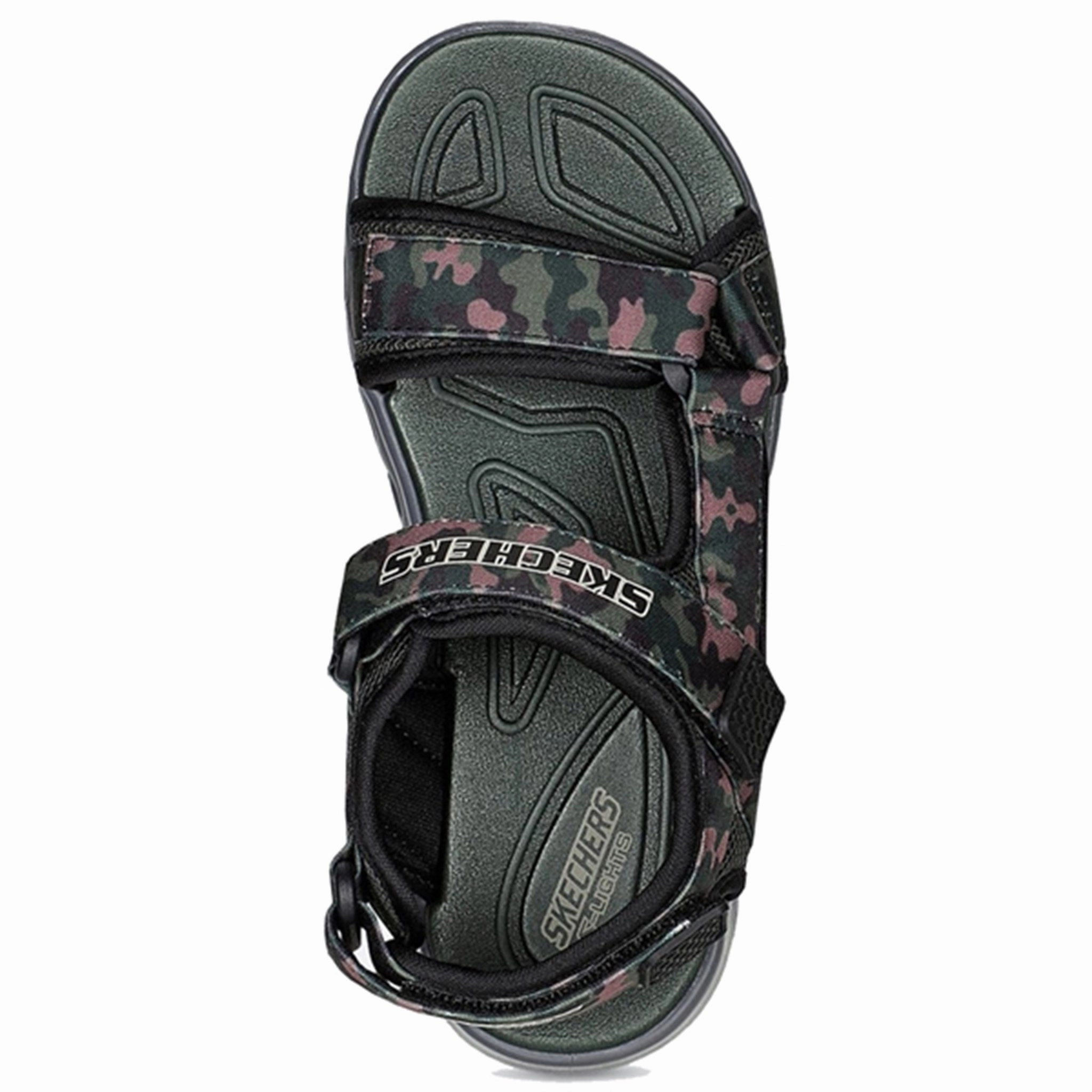 New Classics Skechers S-Lights Hypno-Splash Sneakers Sun Breaks Black Olive