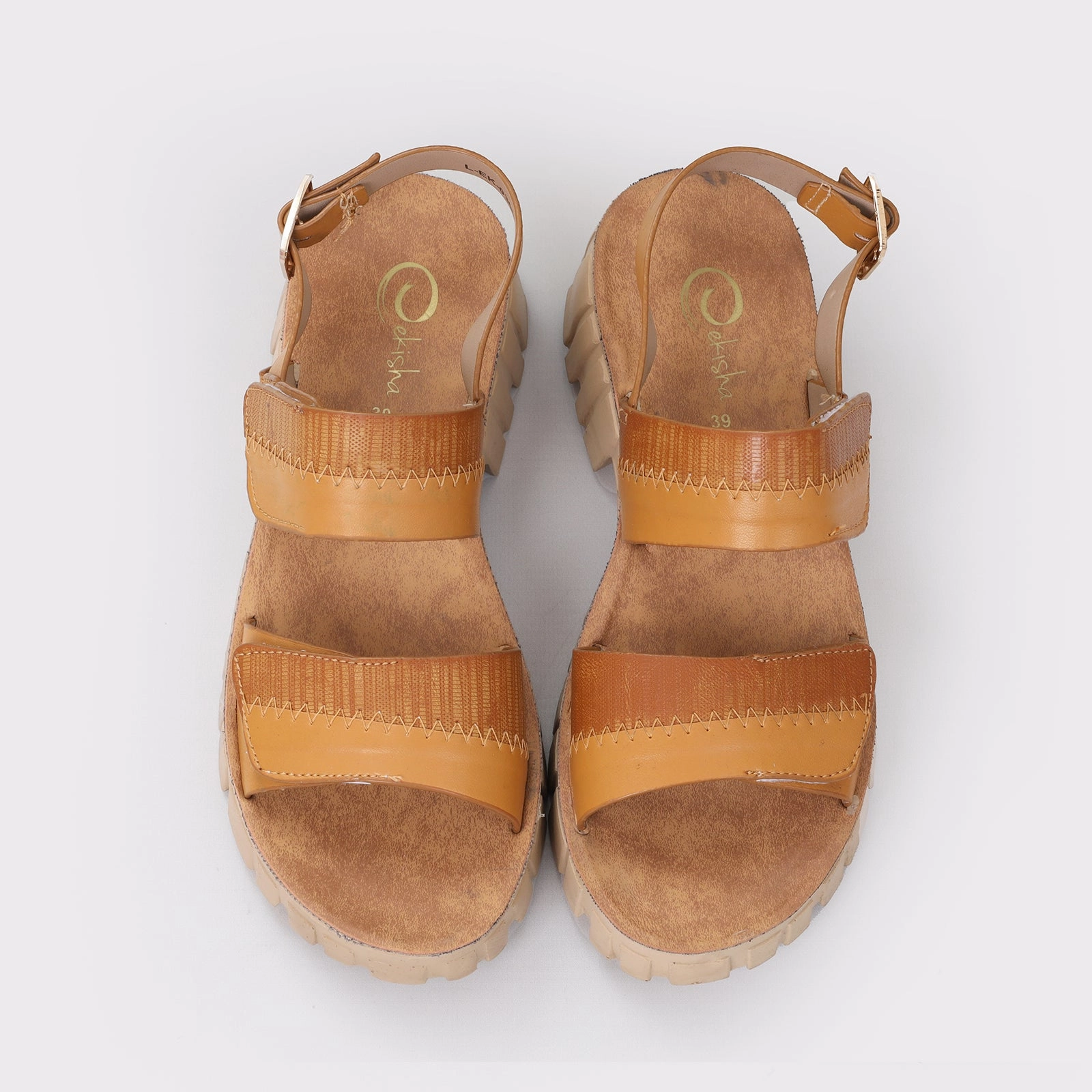 Women'S Dual Strapped Sandals Cool Motion