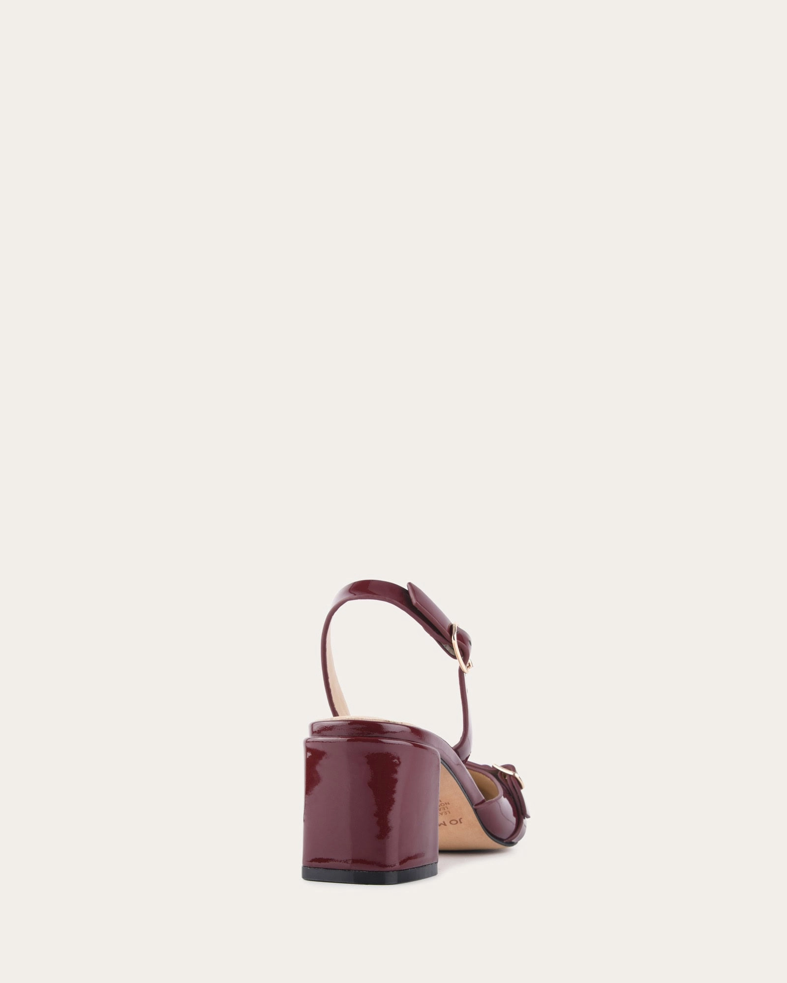 Coby Low Heels Mulberry Patent Effortless Edge