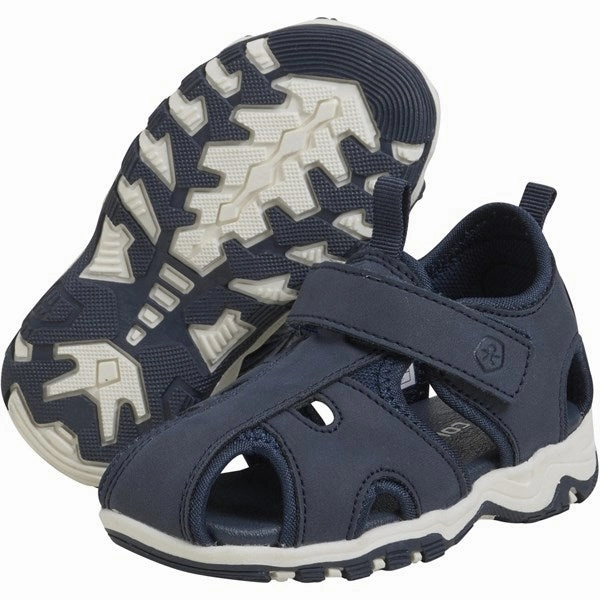 Color Kids Baby Sandals With Velcro Strap Total Eclipse Crafted For Presence