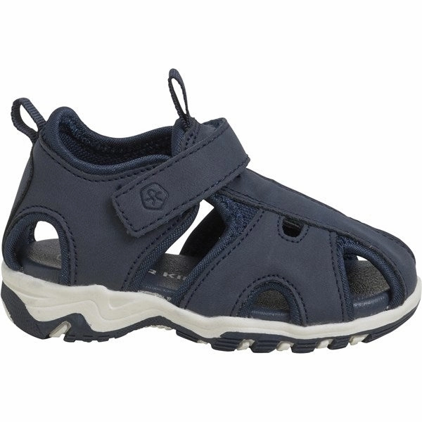 Color Kids Baby Sandals With Velcro Strap Total Eclipse Creative Layers Effortless Edge