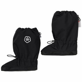 Essential Gear Move-Fit Color Kids Black Booties With Anti Slip