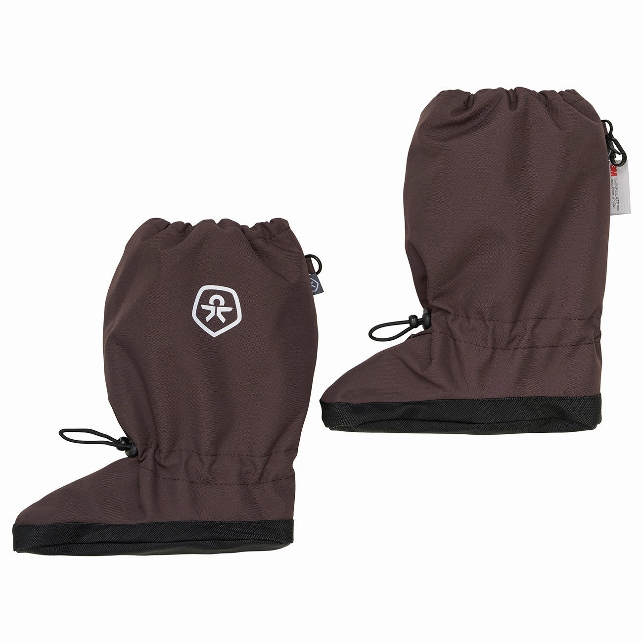 Color Kids Raisin Anti-Slip Booties Calm Aesthetic Minimalist Edge