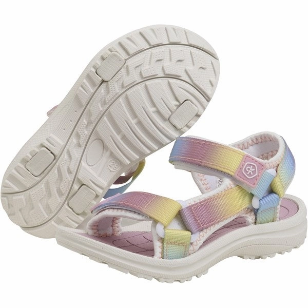 Tailored For Life Modern Essentials Color Kids Sandals With Velcro Foxglove