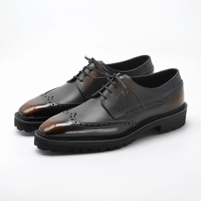 Uncomplicated Fit Confident Comfort Coltrane Wingtip Balmoral Derby - Espresso Patina