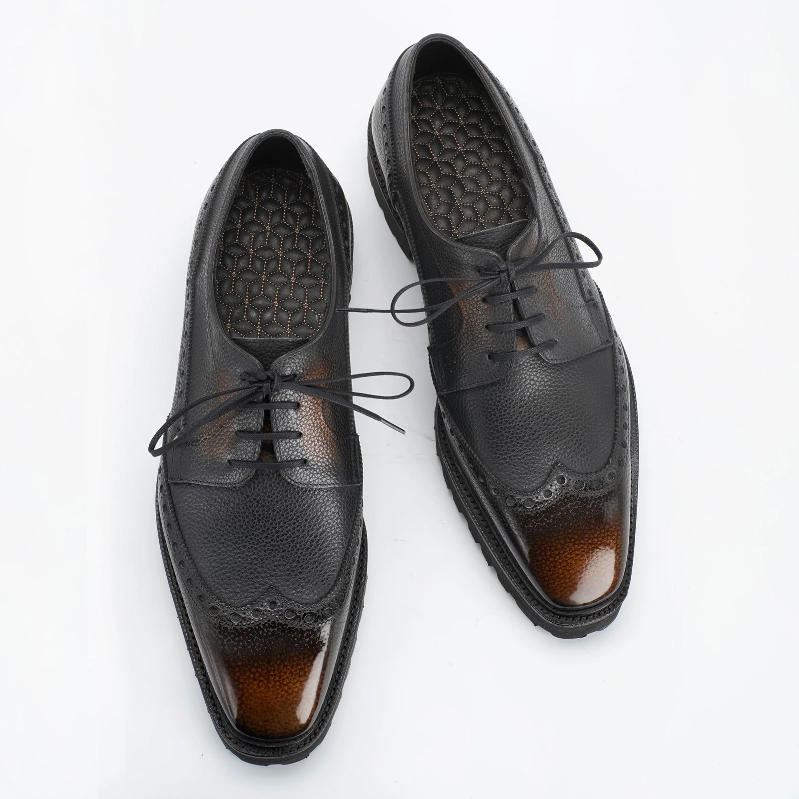 Coltrane Wingtip Balmoral Derby - Espresso Patina Urban Active