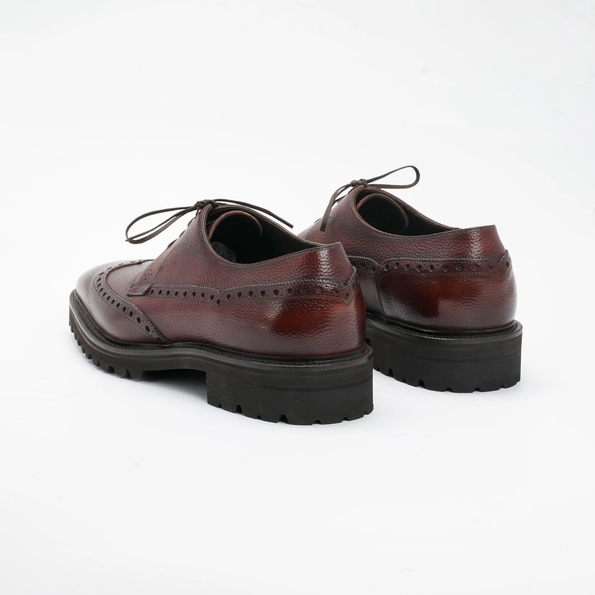 Coltrane Wingtip Balmoral Derby - Marron Mediterraneo Movement Architecture Tech-Forward Fit