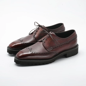 Coltrane Wingtip Balmoral Derby - Marron Mediterraneo Purely You
