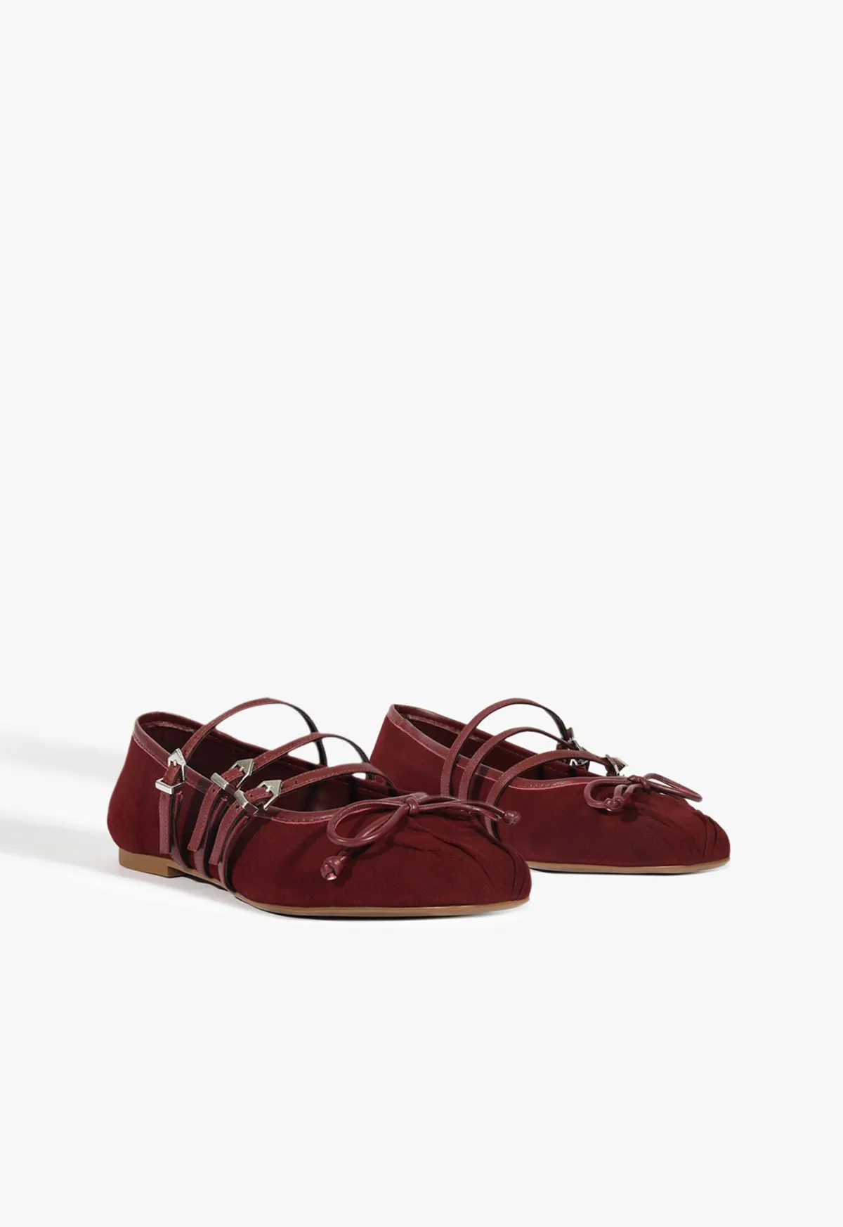 Purposefully Crafted Refined Looks Arissa Strap Ballet Flat