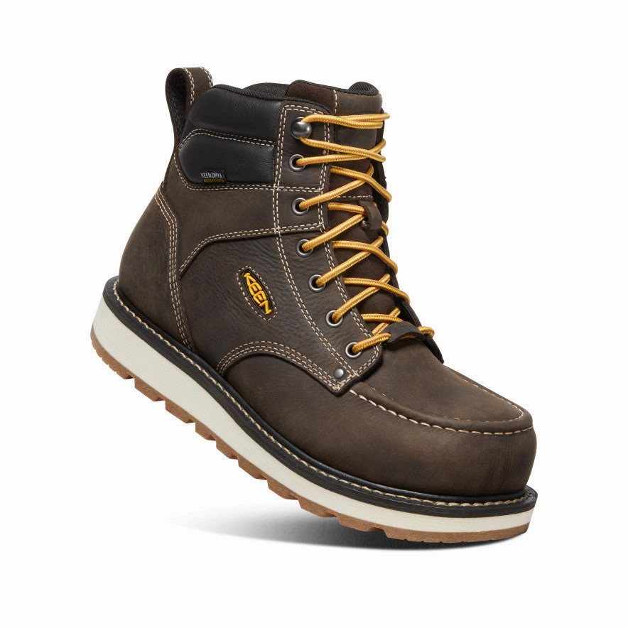 Movement Architecture Clean Direction Men'S Cincinnati 6" Waterproof Boot (Carbon Toe)  |  Dark Chocolate/Sandshell
