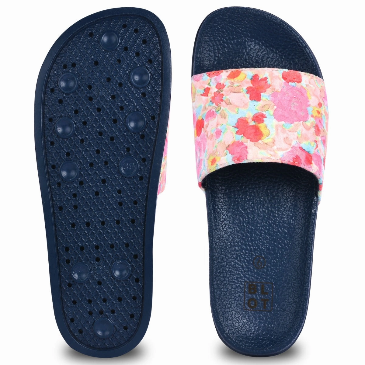 Paragon  K10906L Women Casual Slides | Stylish Sliders For Everyday Use For Ladies | Trendy & Comfortable Slippers With Cushioned Soles Designed For Lifestyle Crafted Silhouette