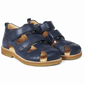 Built For Pace Angulus Sandal W. Velcro Navy