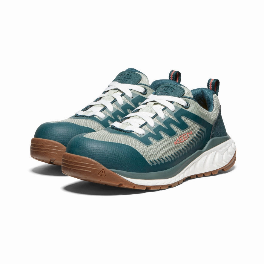 Clean-Styled Women'S Arvada Work Sneaker (Carbon Toe)  |  Sea Moss/Desert Sage