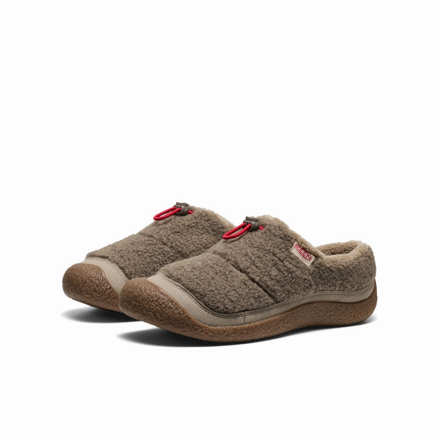 No-Fuss Fit Women'S Howser Iii Slide  |  Brindle/Brindle Sherpa Fleece
