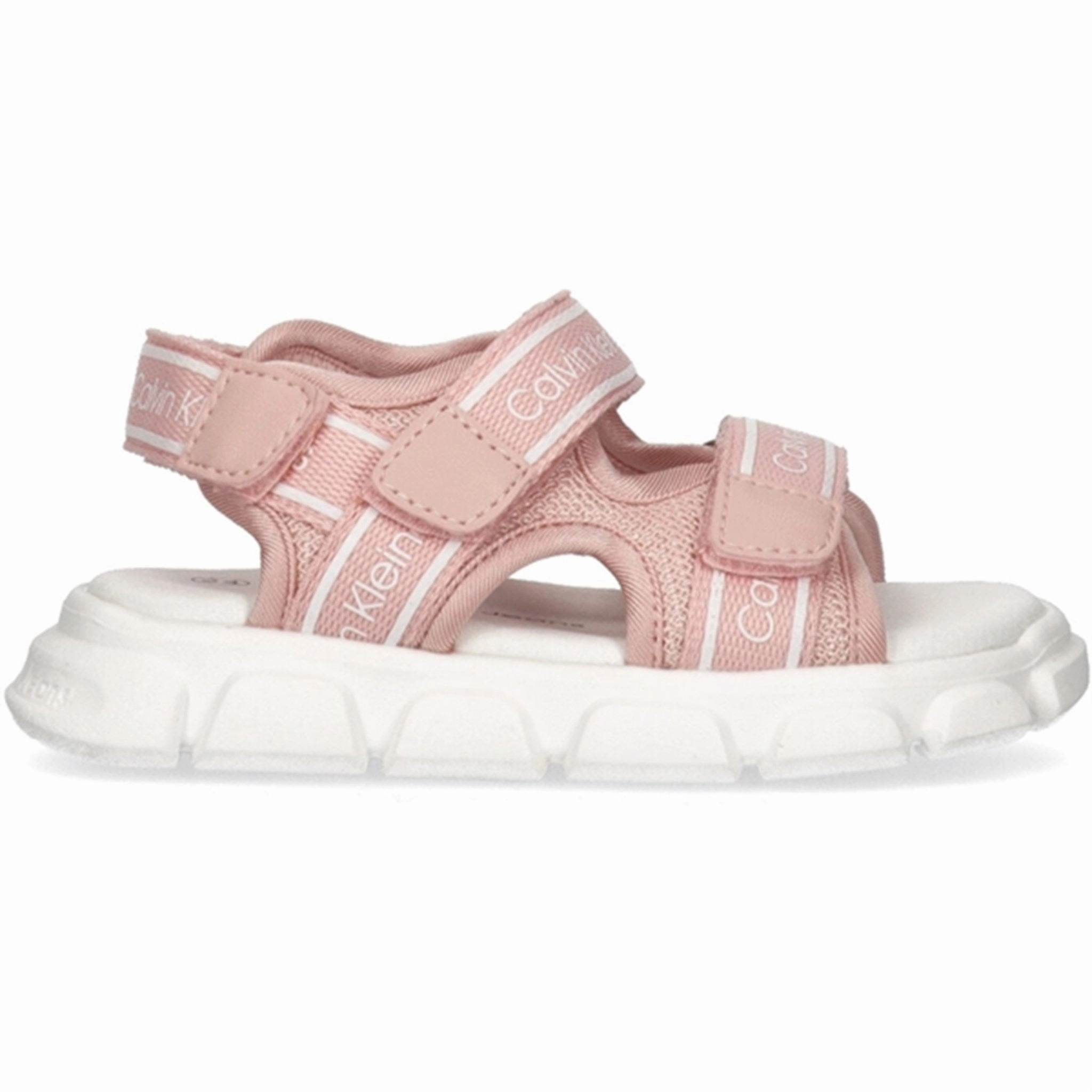 Rhythm-Based Wear Refined Edgewear Calvin Klein Velcro Sandal Pink