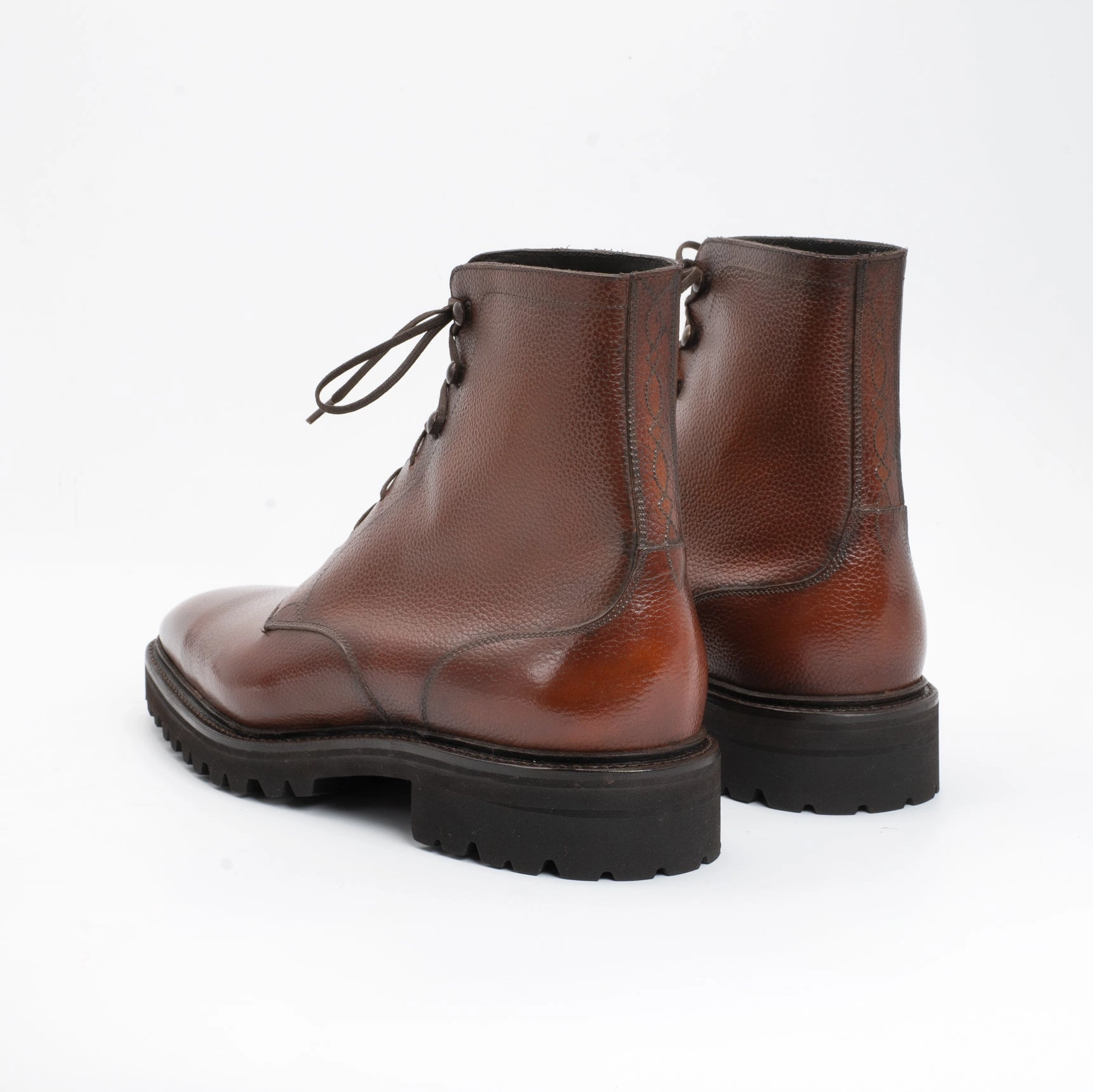 Derby Simple Boot - Antique Brown Simple City Everyday Uniform