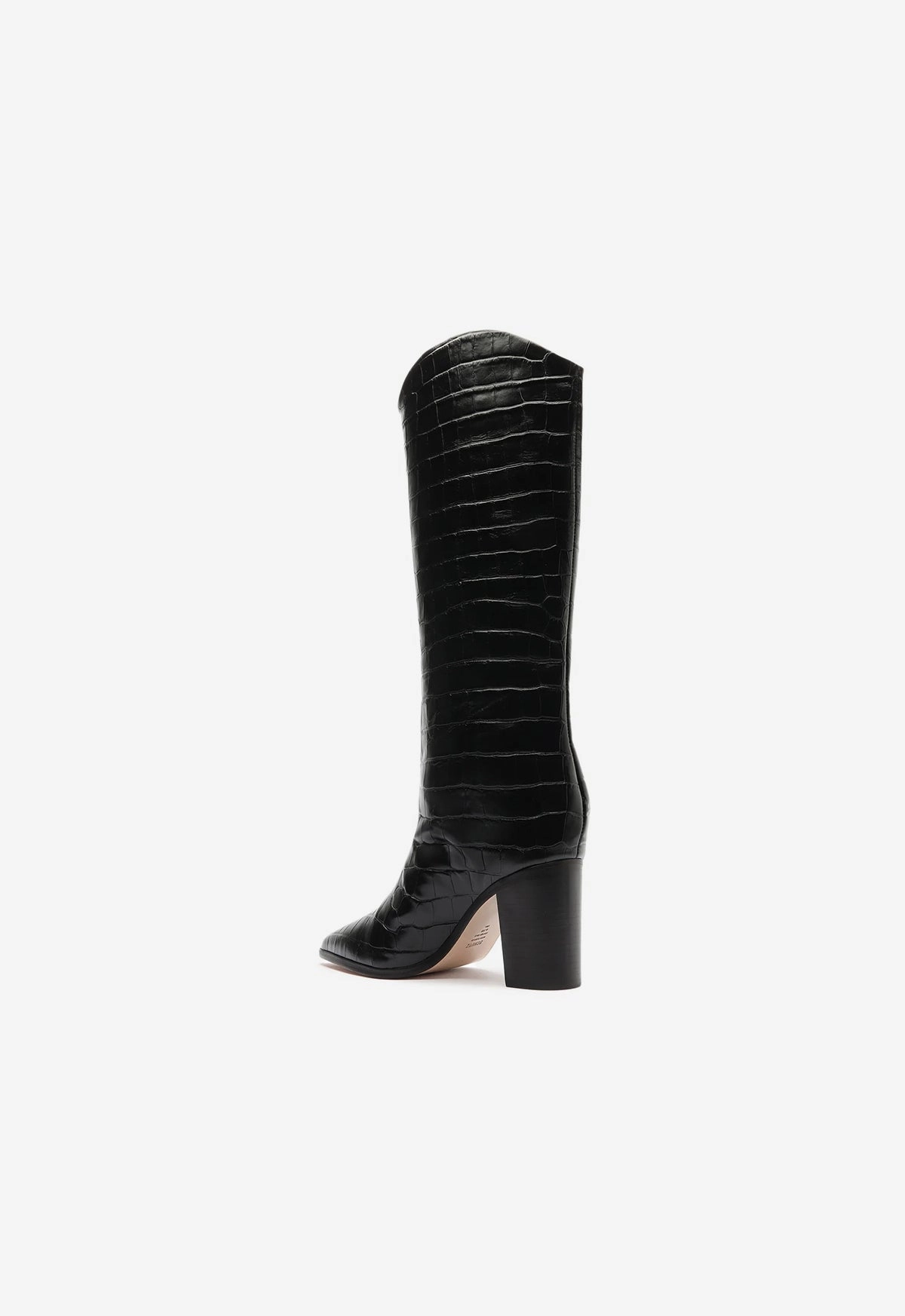 Updated Rhythm Maryana Block Wide Crocodile Boot